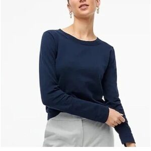 J. Crew Factory Teddie Navy sweater size XS